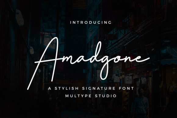 Amadgone: A Delicate Handwritten Font for Modern Brand Campaigns