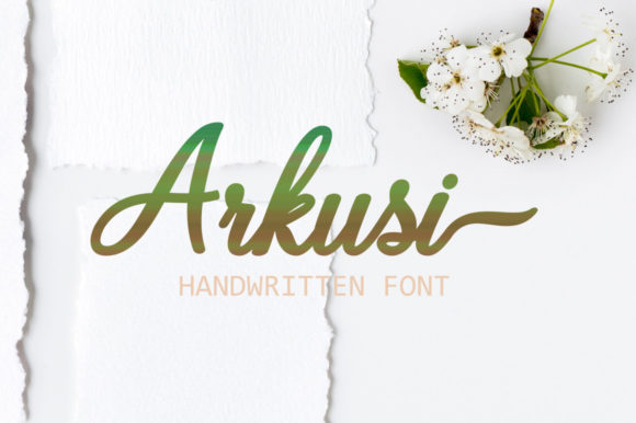 Arkusi: A Dynamic Script Font for Modern Web and Digital Design