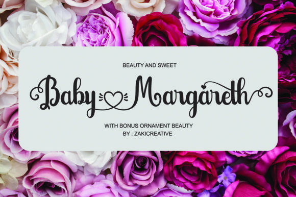 Baby Margareth: A Chic Script Font for Modern Brand Campaigns