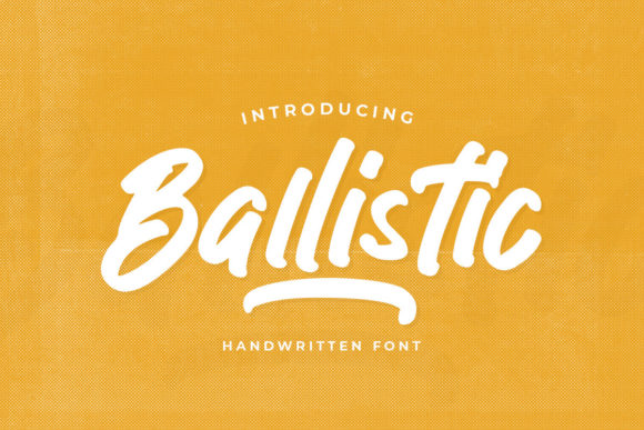 Ballistic: A Handwritten Font That Elevates Campaign Visuals