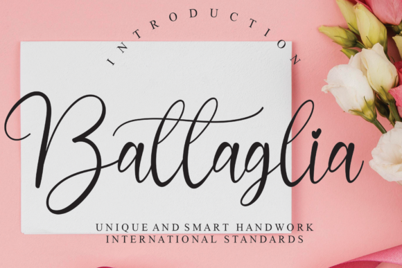 Battaglia: A Luxurious Handwritten Font That Elevates Small Business Branding