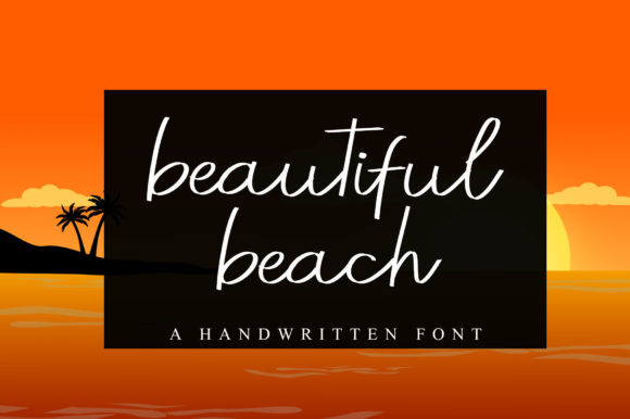 Beautiful Beach: A Handwritten Font That Elevates Handmade Branding