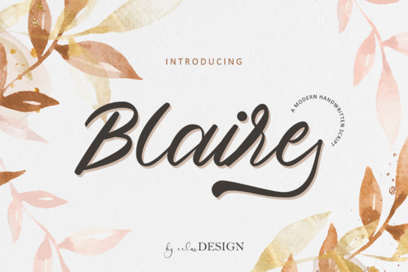 Blaire: The Elegant Handwritten Font for Crafters and Makers