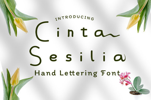 Cinta Sesilia: A Graceful Script Font for Thoughtful Editorial Design