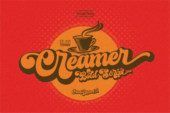 Creamer: A Bold Handwritten Font for Dynamic Web Design