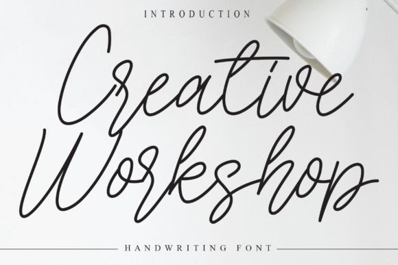 Creative Workshop: A Fluid Script Font for Modern Editorial Design