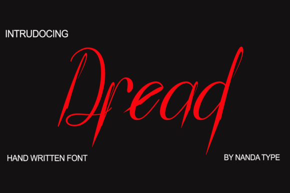 Elegant Branding with the Dread Handwritten Font