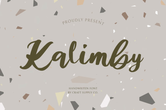 Elevating Web Design with Kalimby: A Stylish Script Font for Digital Brands
