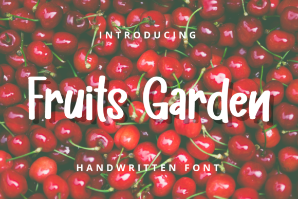 Fruits Garden: A Stylish Handwritten Font for Modern Web Design