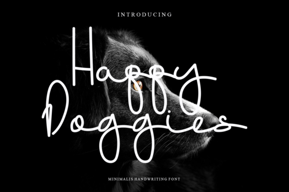 Happy Doggies: A Gentle Script Font for Joyful Editorial Design