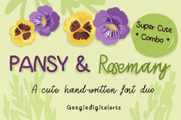 How Pansy and Rosemary Duo Transformed My Brand’s Typography