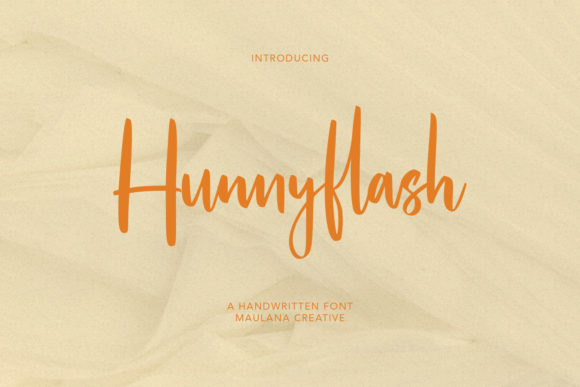 Hunnyflash: A Dazzling Script Font for Modern Web Design