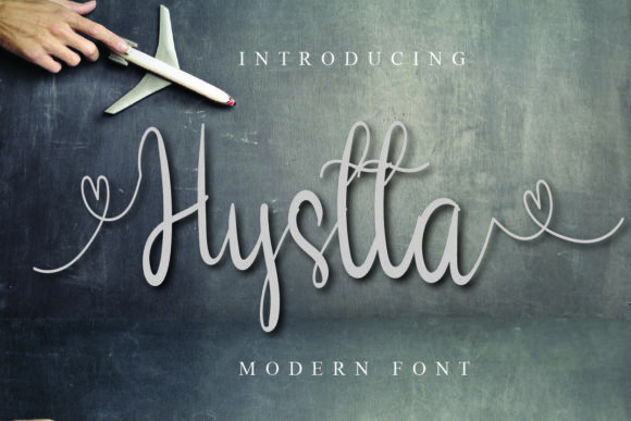 Hystta: A Script Font That Elevates Campaign Typography