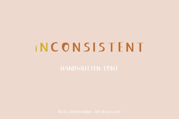 Inconsistent Font: The Handwritten Touch Your Brand Needs