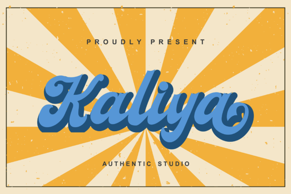 Kaliya: A Retro Script Font That Elevates Small Business Branding