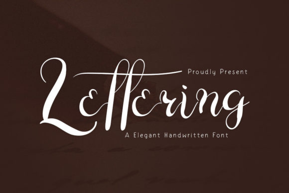 Lettering: A Handwritten Font That Elevates Web Design