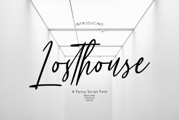 Losthouse: A Script Font That Elevates Campaign Visuals with Style and Substance