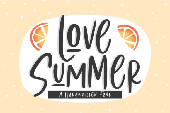 Love Summer: A Handwritten Font for Modern Web Design and Digital Branding