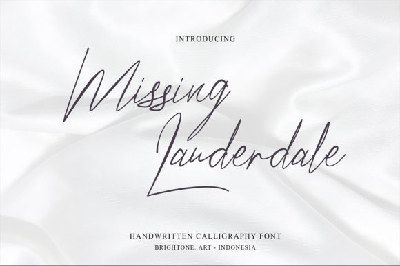 Missing Lauderdale: A Modern Handwritten Font for Digital Designers