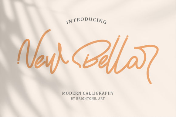 New Bellar: A Handwritten Font for Elegant Editorial Design