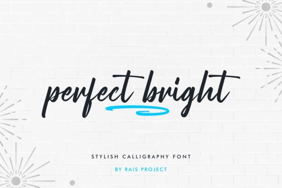 Perfect Bright: A Delicate Script Font for Crafters and Product Makers