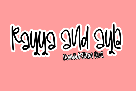 Rayya and Ayla: A Quirky Handwritten Font for Modern Branding