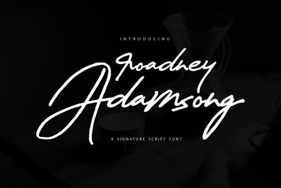 Roadney Adamsong: A Handwritten Font for Modern Brand Campaigns