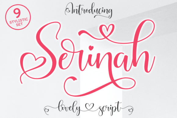 Serinah: A Luxurious Handwritten Font for Modern Brand Design