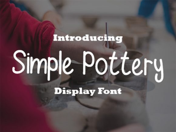 Simple Pottery: A Handwritten Font That Brings Warmth to Every Maker’s Project