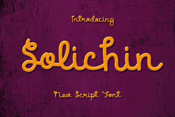 Solichin: A Delicate Script Font for Elegant Editorial Design