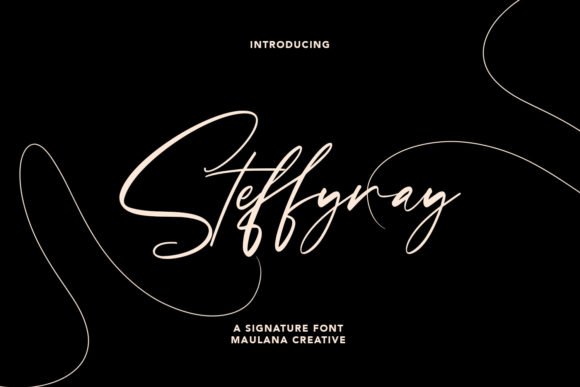 Steffyray: A Dazzling Script Font That Elevates Every Handmade Product
