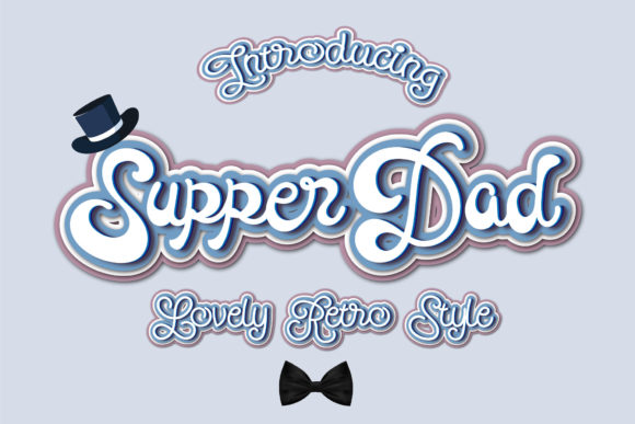 Supper Dad: A Retro Handwritten Font That Elevates Small Business Branding